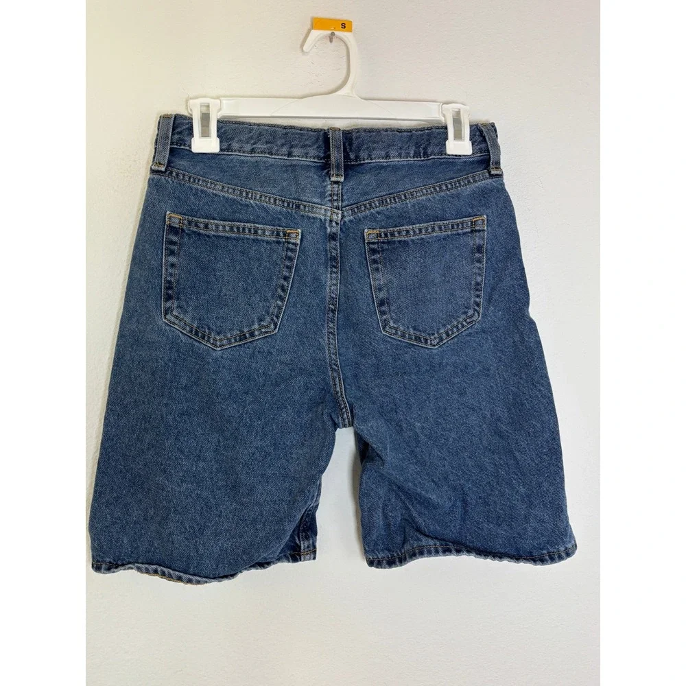 Old Navy Boys Baggy Built-In Tough Denim Shorts Blue Size 14
